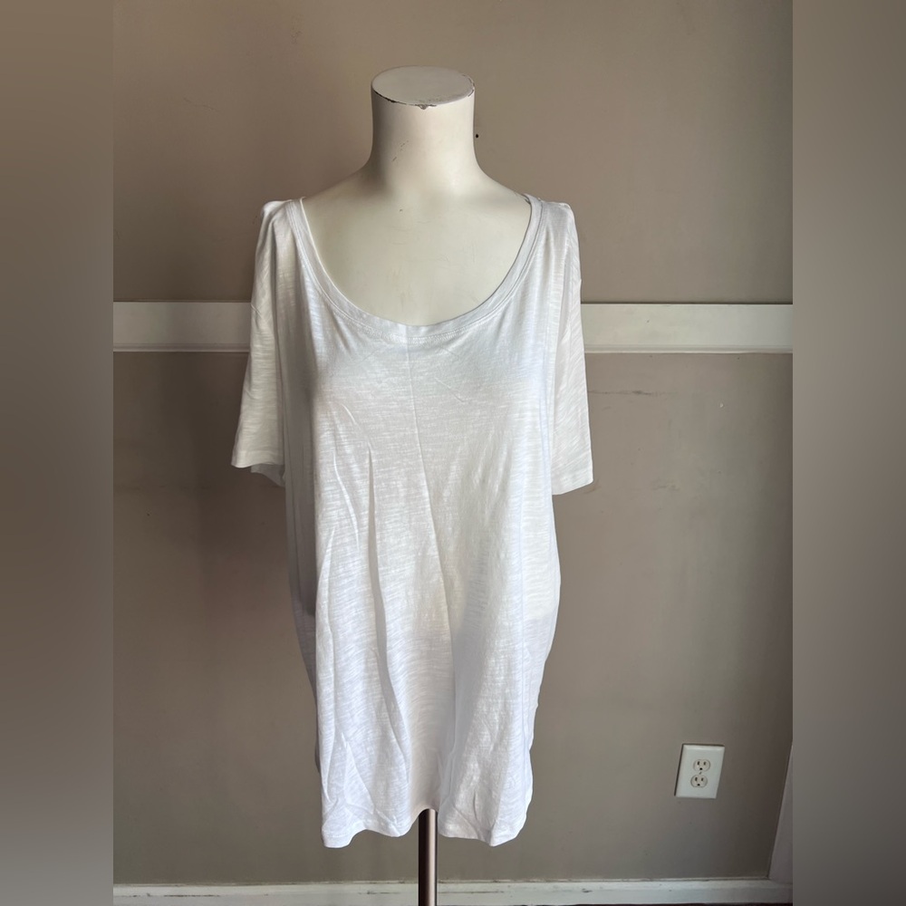 H&M White Short Sleeve Women's Tee
